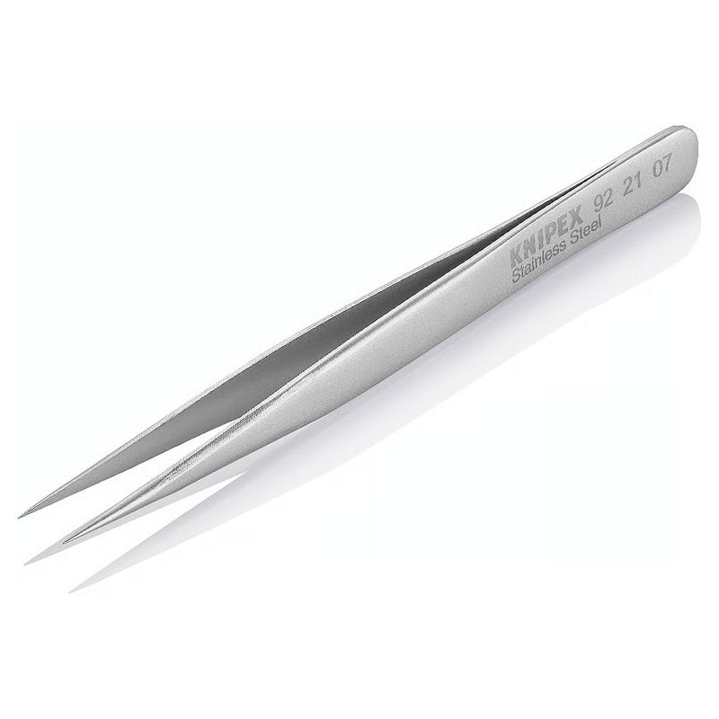 Nhíp gắp linh kiện điện tử dòng Universal, mũi siêu nhọn KNIPEX 92 21 07 kích thước đầu mũi 0.2 x 0.25mm