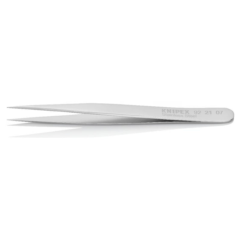 Nhíp gắp linh kiện điện tử dòng Universal, mũi siêu nhọn KNIPEX 92 21 07 kích thước đầu mũi 0.2 x 0.25mm