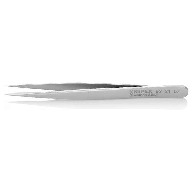 Nhíp gắp linh kiện điện tử dòng Universal, mũi siêu nhọn KNIPEX 92 21 07 kích thước đầu mũi 0.2 x 0.25mm