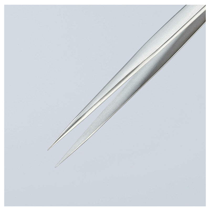 Nhíp gắp linh kiện điện tử dòng Universal, mũi siêu nhọn KNIPEX 92 21 08 kích thước đầu mũi 0.2 x 0.3mm
