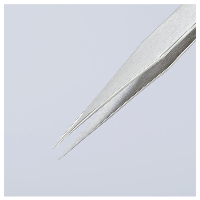 Nhíp gắp linh kiện điện tử dòng Universal, mũi nhọn KNIPEX 92 22 04 kích thước đầu mũi 0.3 x 0.5mm