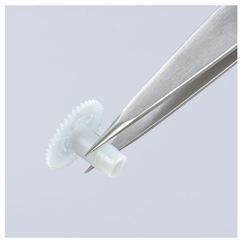 Nhíp gắp linh kiện điện tử dòng Universal, mũi siêu nhọn KNIPEX 92 22 06 kích thước đầu mũi 0.25 x 0.25mm