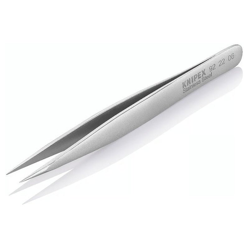 Nhíp gắp linh kiện điện tử dòng Universal, mũi siêu nhọn KNIPEX 92 22 06 kích thước đầu mũi 0.25 x 0.25mm