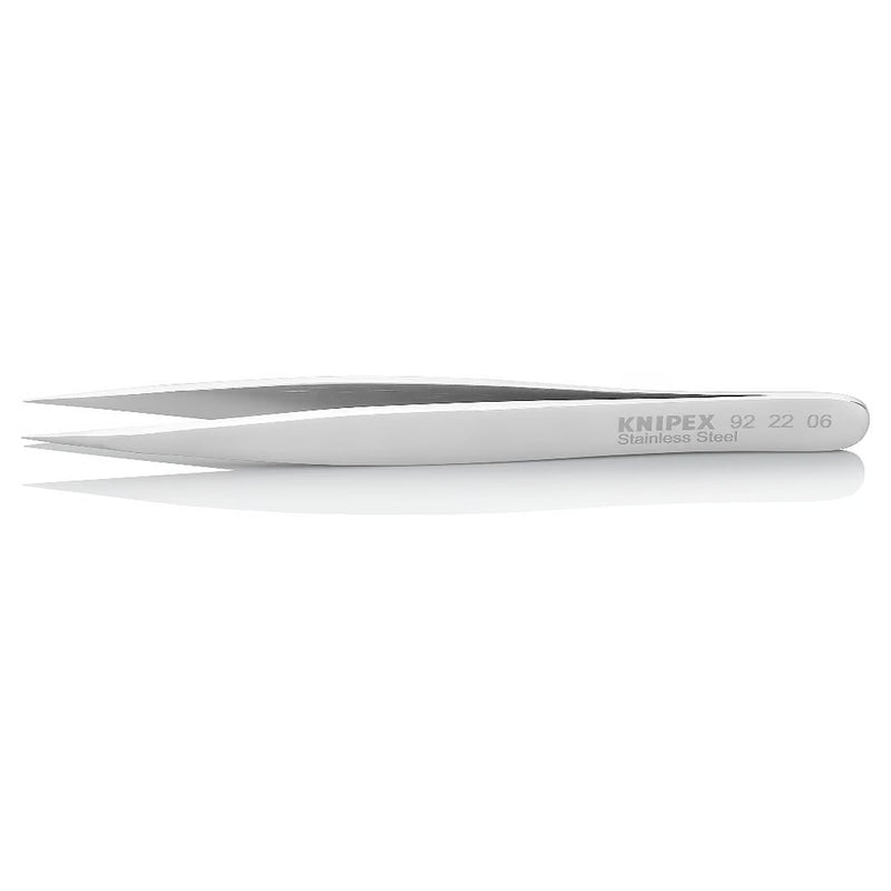 Nhíp gắp linh kiện điện tử dòng Universal, mũi siêu nhọn KNIPEX 92 22 06 kích thước đầu mũi 0.25 x 0.25mm