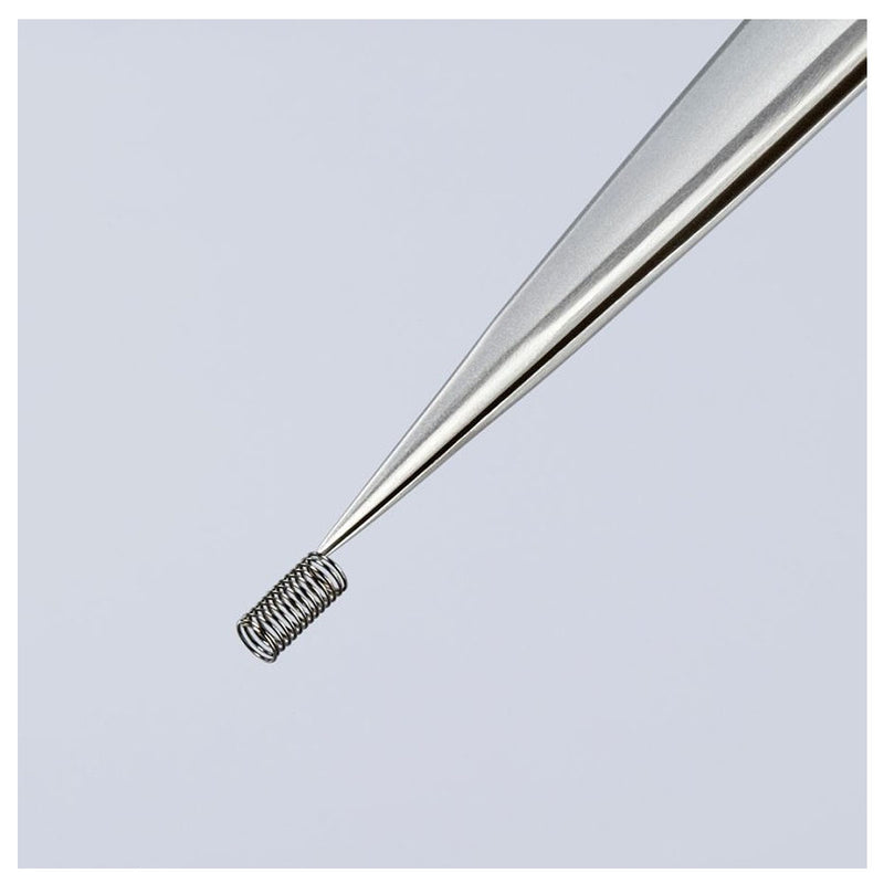 Nhíp gắp linh kiện điện tử dòng Universal, mũi siêu nhọn KNIPEX 92 22 07 kích thước đầu mũi 0.2 x 0.25mm