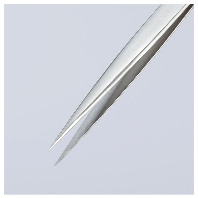 Nhíp gắp linh kiện điện tử dòng Universal, mũi siêu nhọn KNIPEX 92 22 07 kích thước đầu mũi 0.2 x 0.25mm