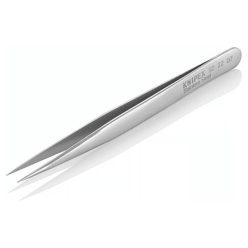 Nhíp gắp linh kiện điện tử dòng Universal, mũi siêu nhọn KNIPEX 92 22 07 kích thước đầu mũi 0.2 x 0.25mm