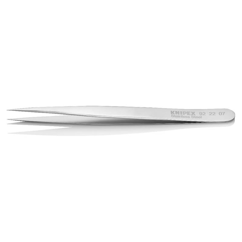 Nhíp gắp linh kiện điện tử dòng Universal, mũi siêu nhọn KNIPEX 92 22 07 kích thước đầu mũi 0.2 x 0.25mm