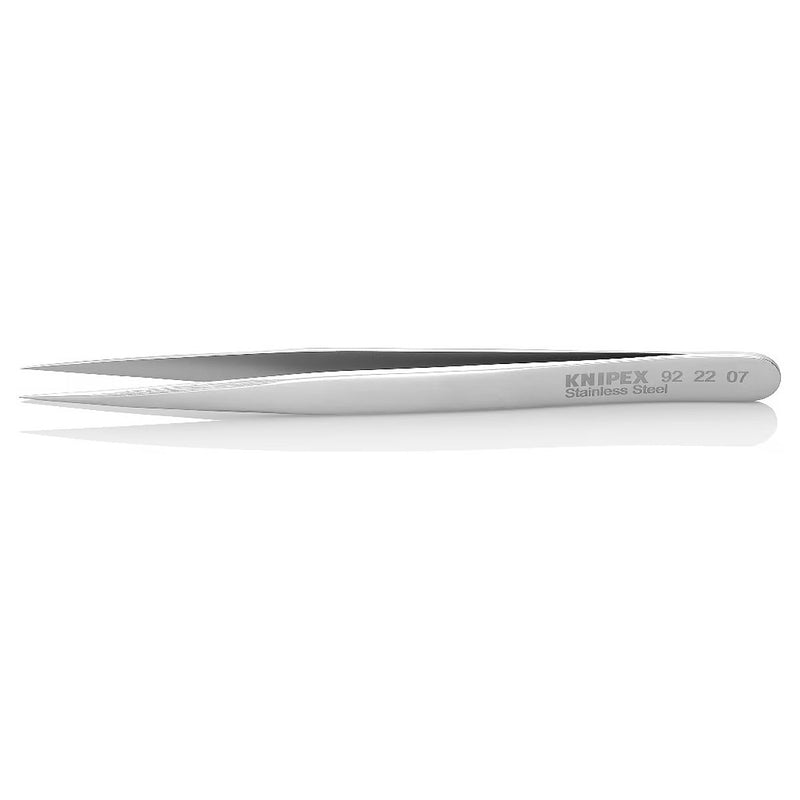 Nhíp gắp linh kiện điện tử dòng Universal, mũi siêu nhọn KNIPEX 92 22 07 kích thước đầu mũi 0.2 x 0.25mm