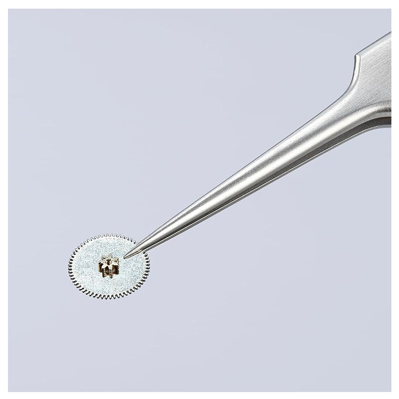 Nhíp gắp linh kiện điện tử dòng Universal, mũi siêu nhọn KNIPEX 92 22 12 kích thước đầu mũi 0.2 x 0.2mm