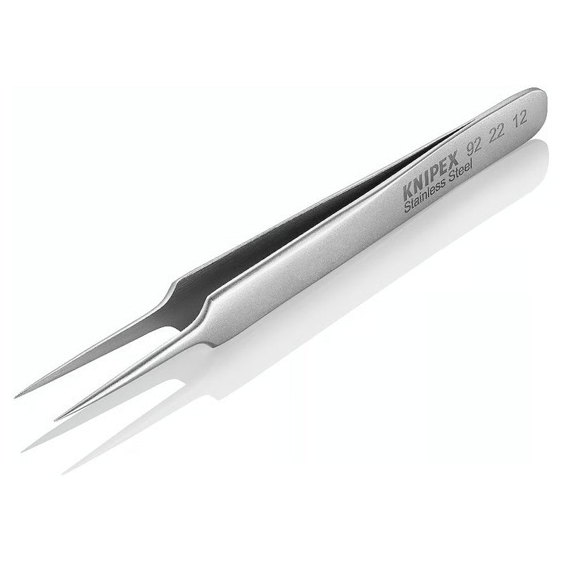 Nhíp gắp linh kiện điện tử dòng Universal, mũi siêu nhọn KNIPEX 92 22 12 kích thước đầu mũi 0.2 x 0.2mm