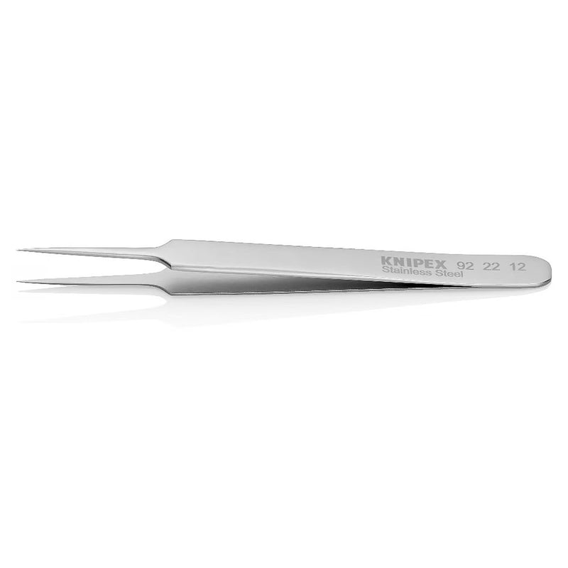 Nhíp gắp linh kiện điện tử dòng Universal, mũi siêu nhọn KNIPEX 92 22 12 kích thước đầu mũi 0.2 x 0.2mm