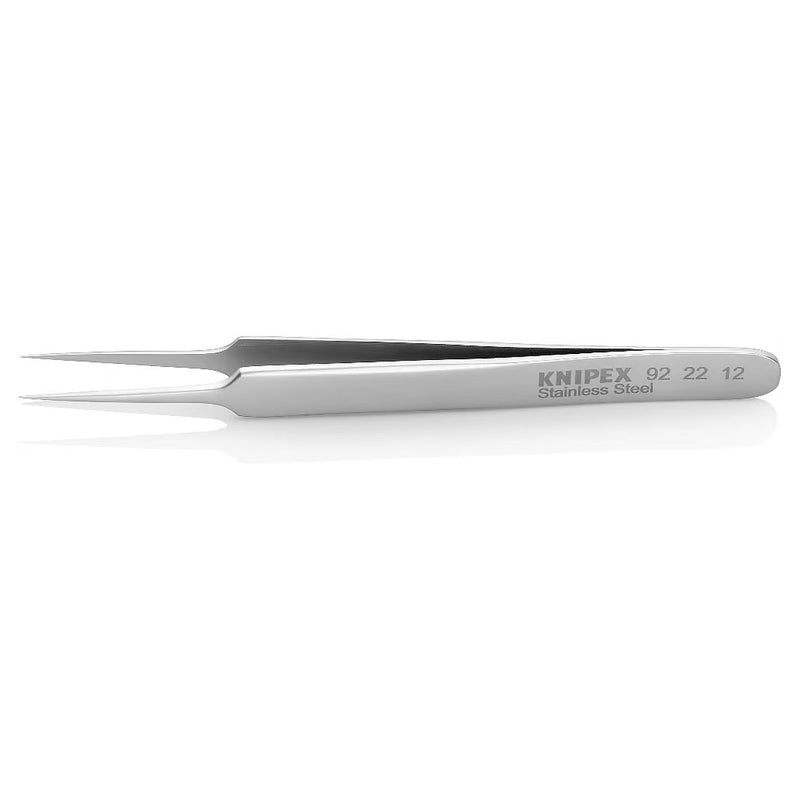 Nhíp gắp linh kiện điện tử dòng Universal, mũi siêu nhọn KNIPEX 92 22 12 kích thước đầu mũi 0.2 x 0.2mm