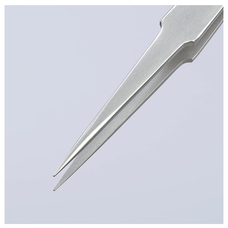 Nhíp gắp linh kiện điện tử dòng Universal, mũi nhọn KNIPEX 92 22 13 kích thước đầu mũi 0.4 x 0.5mm