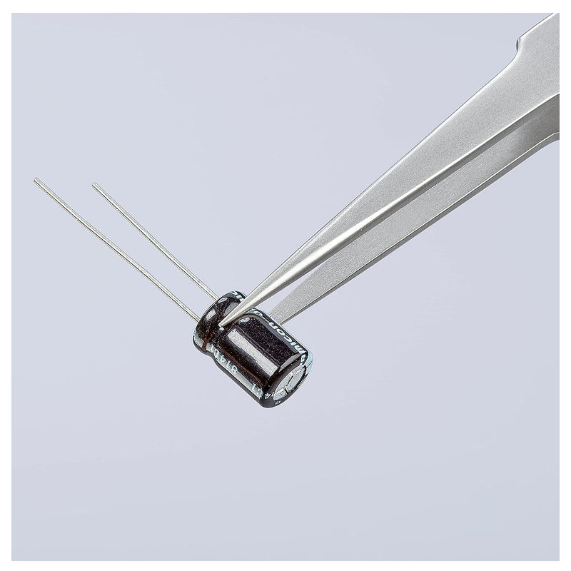 Nhíp gắp linh kiện điện tử dòng Universal, mũi nhọn KNIPEX 92 22 13 kích thước đầu mũi 0.4 x 0.5mm