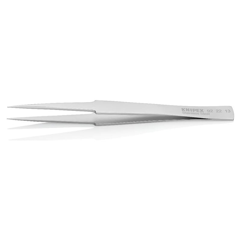 Nhíp gắp linh kiện điện tử dòng Universal, mũi nhọn KNIPEX 92 22 13 kích thước đầu mũi 0.4 x 0.5mm