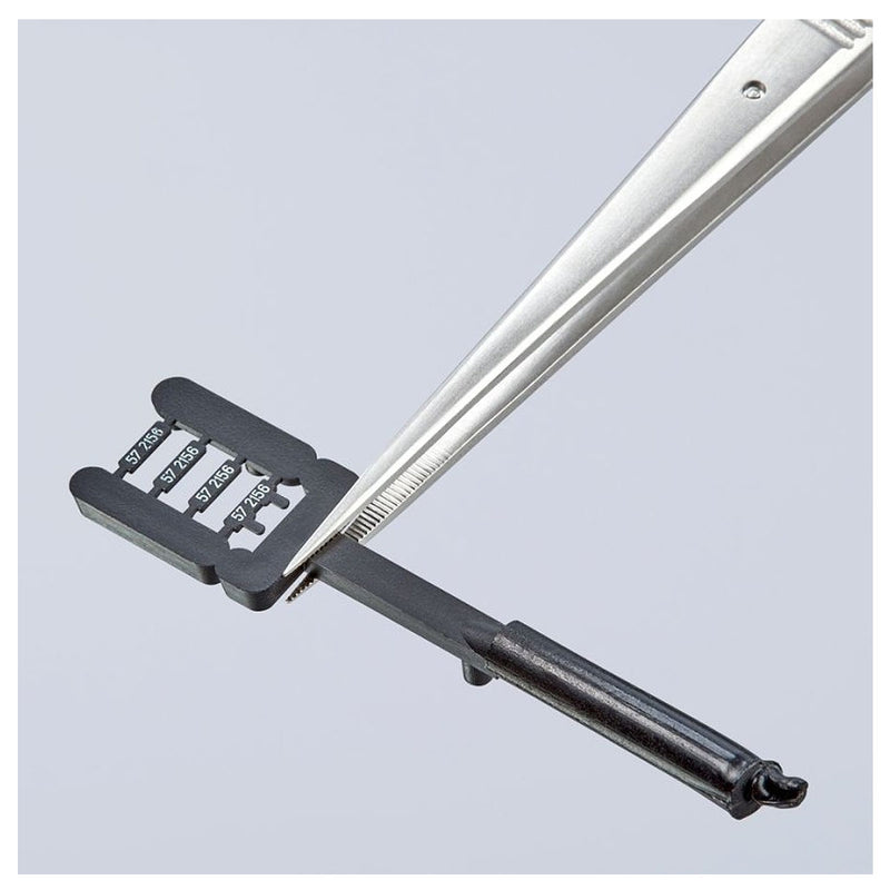 Nhíp gắp linh kiện điện tử dòng Universal, mũi nhọn KNIPEX 92 22 35 kích thước đầu mũi 0.5 x 0.5mm