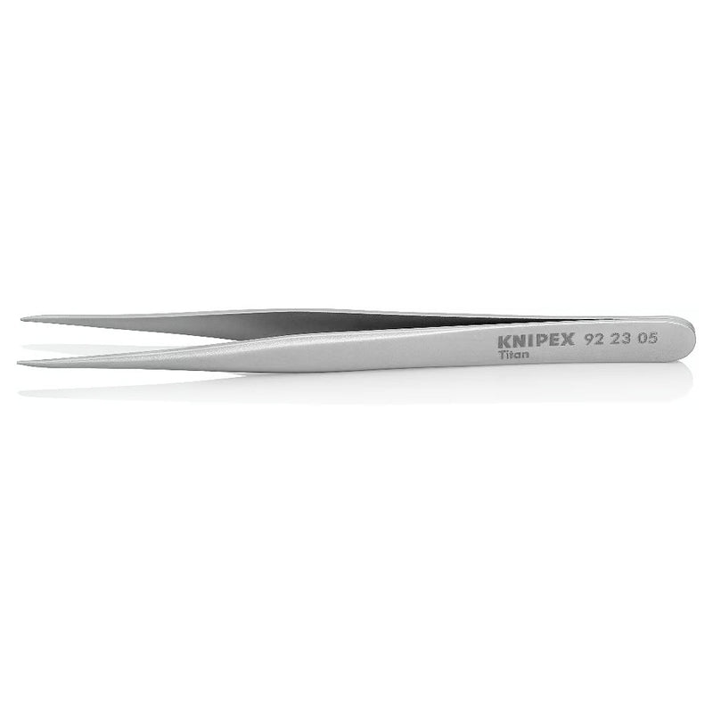 Nhíp gắp linh kiện điện tử, chất liệu Titanium, mũi nhọn KNIPEX 92 23 05 kích thước đầu mũi 0.6 x 0.8mm