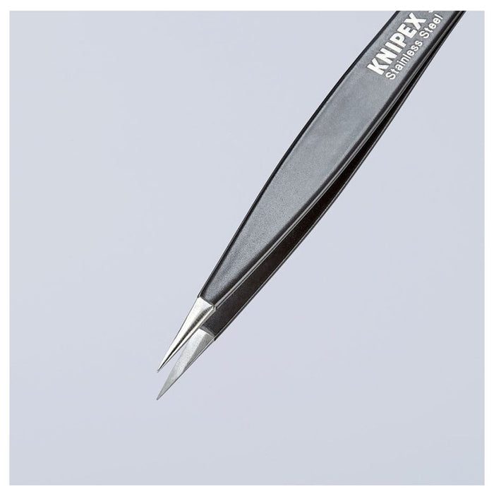 Nhíp gắp linh kiện điện tử chống tĩnh điện, mũi siêu nhọn KNIPEX 92 28 69 ESD kích thước đầu mũi 0.25 x 0.25mm