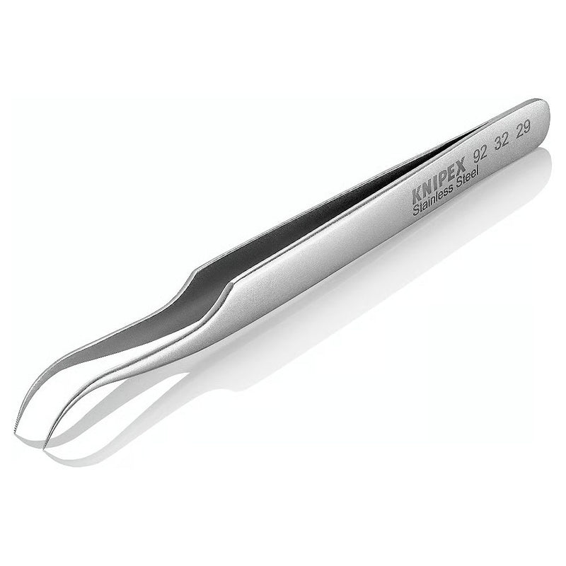 Nhíp gắp linh kiện điện tử dòng Universal, mũi siêu nhọn cong 35° KNIPEX 92 32 29 kích thước đầu mũi 0.25 x 0.3mm