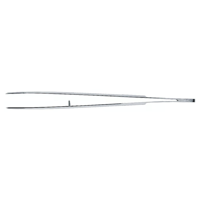 Nhíp gắp linh kiện điện tử dòng Universal, mũi nhọn cong 25° KNIPEX 92 34 36 kích thước đầu mũi 0.5 x 0.5mm