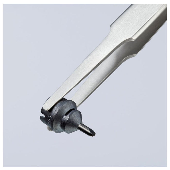 Nhíp gắp linh kiện điện tử dòng Universal KNIPEX 92 52 23 kích thước đầu mũi 0.3 x 2.0mm