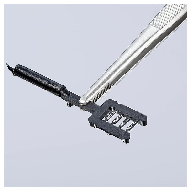 Nhíp gắp linh kiện điện tử dòng Universal KNIPEX 92 64 43 kích thước đầu mũi 1.2 x 2.7mm