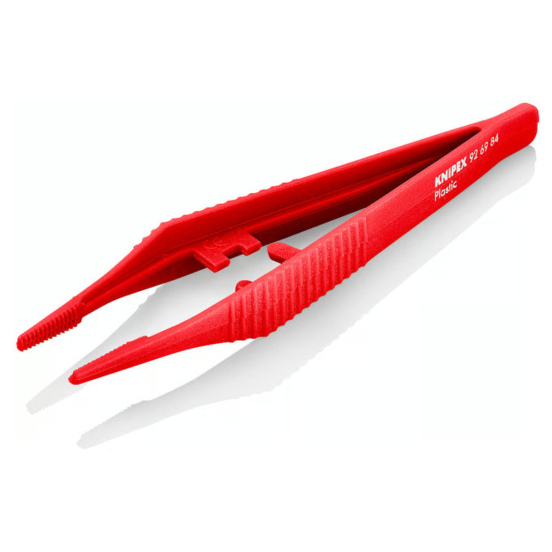 Nhíp gắp dùng cho y tế, chất liệu nhựa KNIPEX 92 69 84 chiều dài 129mm, đầu nhịp nhọn 2.0mm