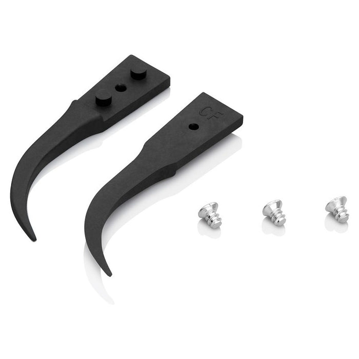 Nhíp gắp linh kiện điện tử cong 60° , chống tĩnh điện, đầu nhíp thay thế được KNIPEX 92 81 03 kích thước đầu mũi 0.4 x 0.7mm