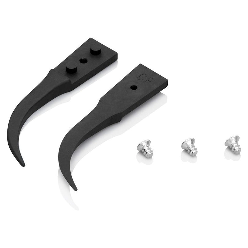 Nhíp gắp linh kiện điện tử cong 60° , chống tĩnh điện, đầu nhíp thay thế được KNIPEX 92 81 03 kích thước đầu mũi 0.4 x 0.7mm