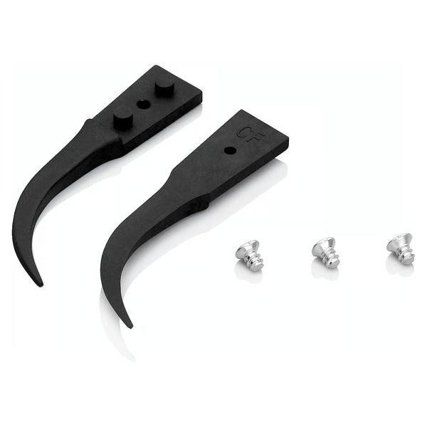 Đầu nhíp chống tĩnh điện thay thế, mũi cong 60° KNIPEX 92 89 03 kích thước đầu mũi 0.4 x 0.7mm
