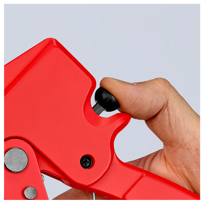 Dụng cụ cắt ống nhựa KNIPEX 94 10 185 chiều dài 185mm, đường kính cắt từ 6mm - 35mm