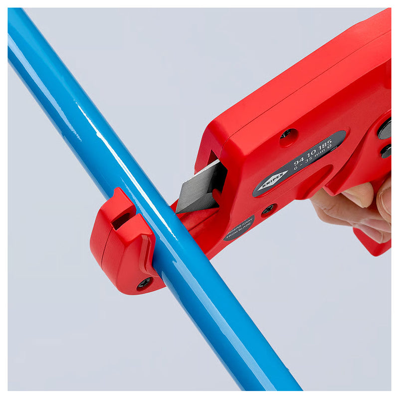 Dụng cụ cắt ống nhựa KNIPEX 94 10 185 chiều dài 185mm, đường kính cắt từ 6mm - 35mm