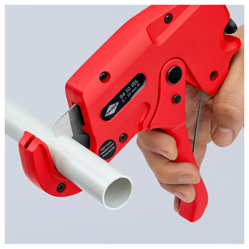 Dụng cụ cắt ống nhựa KNIPEX 94 10 185 chiều dài 185mm, đường kính cắt từ 6mm - 35mm