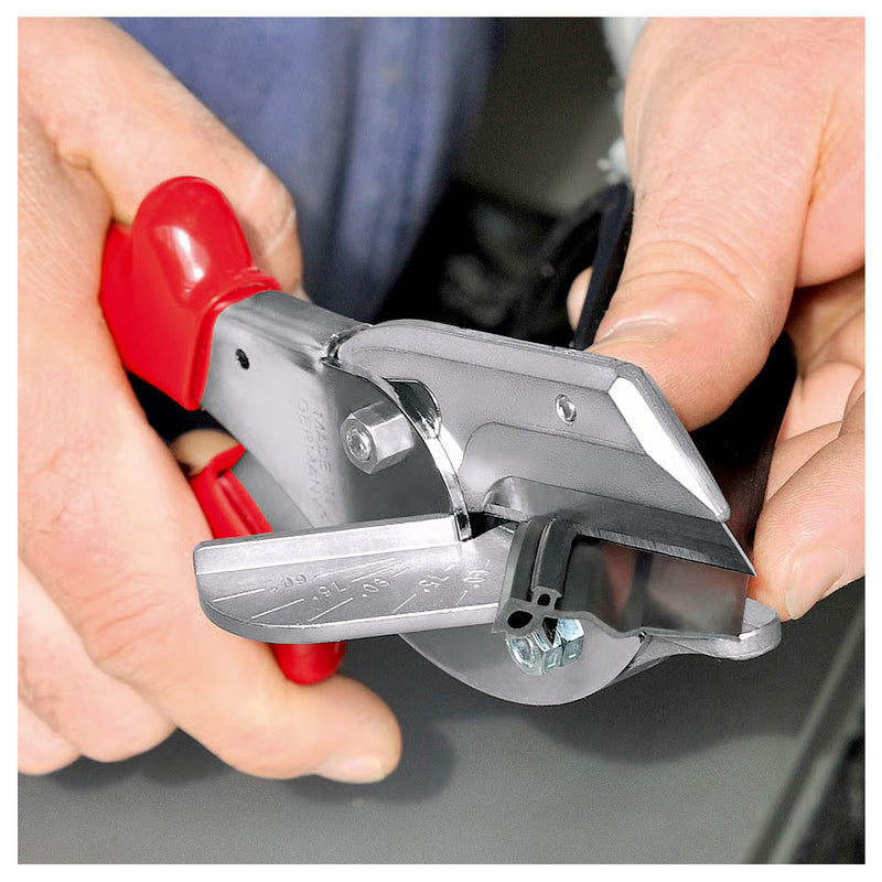 Kìm cắt nhựa và cao su KNIPEX 94 35 215 chiều dài 215mm, mạ Chrome, tay cầm bọc nhựa chống trượt