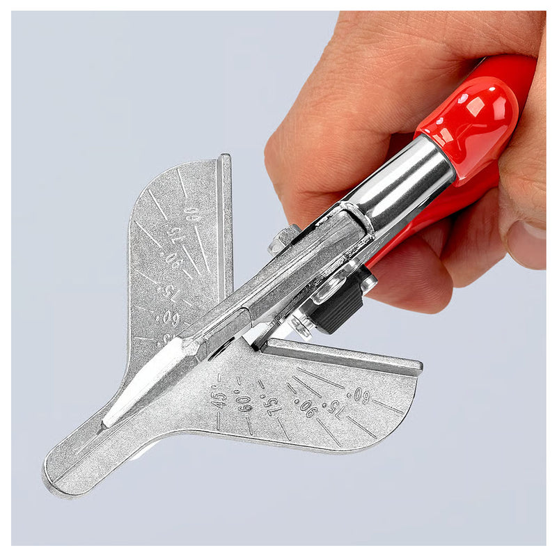 Kìm cắt nhựa và cao su KNIPEX 94 35 215 chiều dài 215mm, mạ Chrome, tay cầm bọc nhựa chống trượt