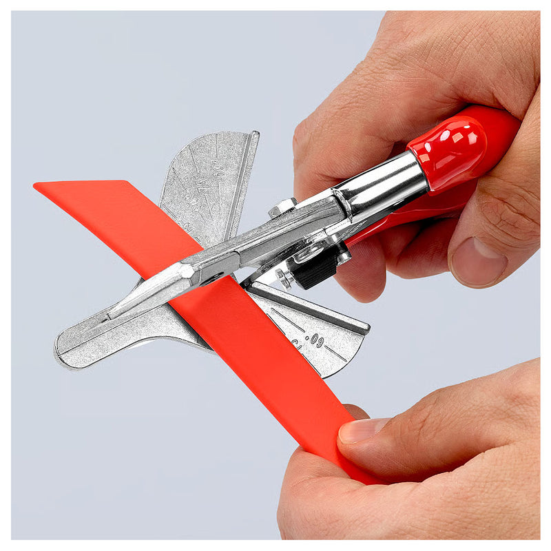 Kìm cắt nhựa và cao su KNIPEX 94 35 215 chiều dài 215mm, mạ Chrome, tay cầm bọc nhựa chống trượt