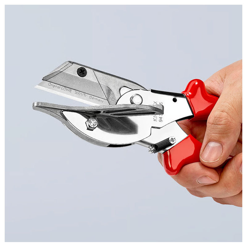 Kìm cắt nhựa và cao su KNIPEX 94 35 215 chiều dài 215mm, mạ Chrome, tay cầm bọc nhựa chống trượt