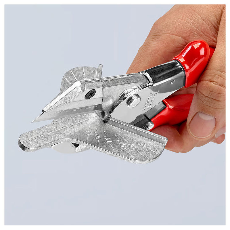 Kìm cắt nhựa và cao su KNIPEX 94 35 215 chiều dài 215mm, mạ Chrome, tay cầm bọc nhựa chống trượt