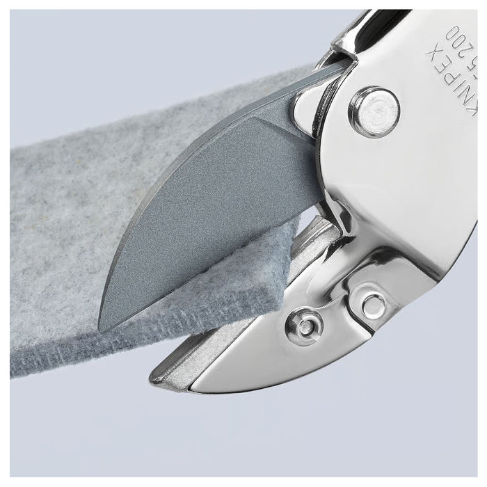 Kìm cắt nhựa KNIPEX 94 55 200 chiều dài 200mm, mạ Chrome, tay cầm bọc nhựa chống trượt