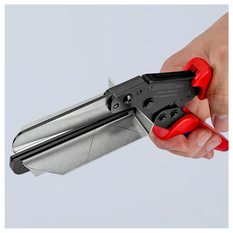 Kìm cắt nhựa, chuyên dùng cắt máng điện, nẹp điện KNIPEX 95 02 21 chiều dài 275mm, tay cầm bọc nhựa chống trượt