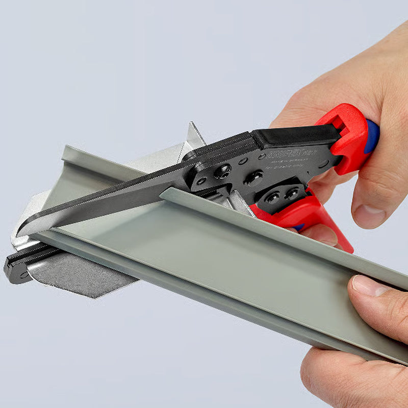 Kìm cắt nhựa, chuyên dùng cắt máng điện, nẹp điện KNIPEX 95 02 21 chiều dài 275mm, tay cầm bọc nhựa chống trượt