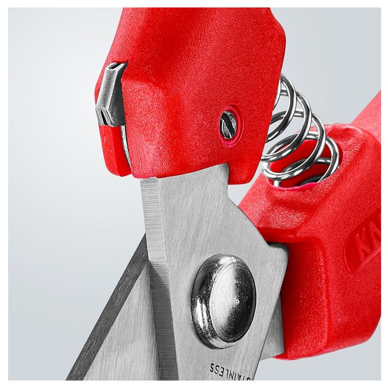 Kìm cắt cáp KNIPEX 95 05 165 chiều dài 165mm, tay cầm bọc nhựa cứng chống va đập