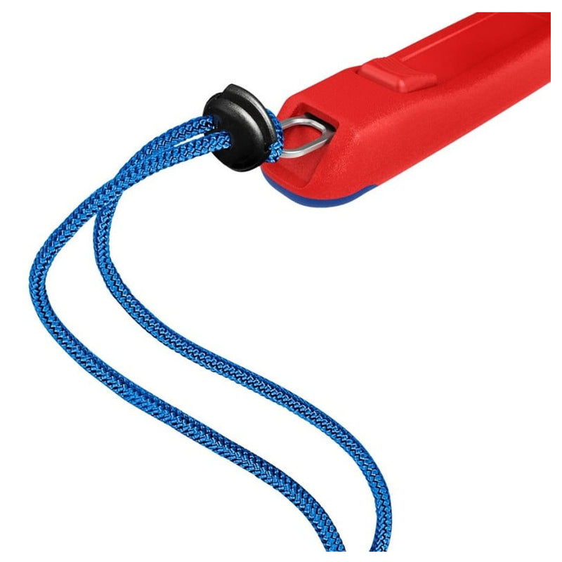 Kìm cắt cáp lưỡi kép dòng StepCut XL KNIPEX 95 12 225 chiều dài 225mm, mạ đen nhám, tay cầm bọc nhựa chống trượt