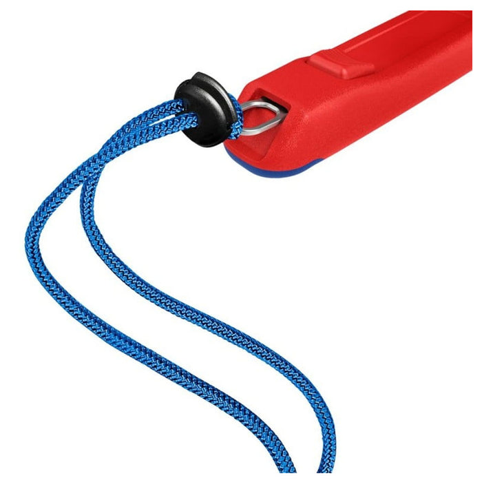 Kìm cắt cáp lưỡi kép dòng StepCut XL KNIPEX 95 12 225 chiều dài 225mm, mạ đen nhám, tay cầm bọc nhựa chống trượt
