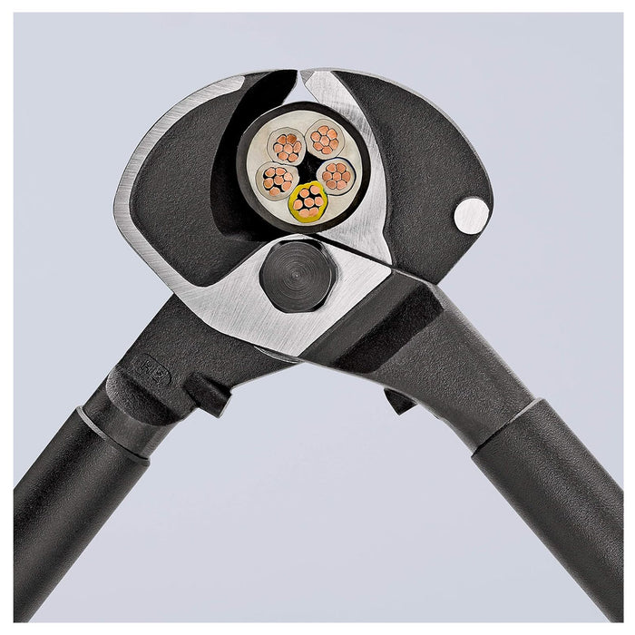 Kìm cắt cáp hạng nặng KNIPEX 95 12 500 chiều dài 500mm, tay cầm bọc nhựa chống trượt