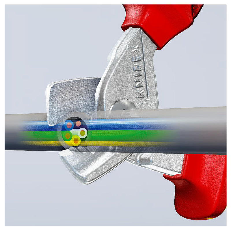 Kìm cắt cáp dòng StepCut KNIPEX 95 16 160 cách điện 1000V, chiều dài 160mm, mạ Chrome