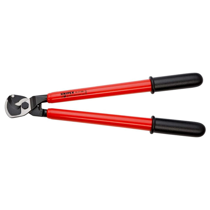 Kìm cắt cáp hạng nặng KNIPEX 95 17 500 cách điện 1000V, tay cầm bọc nhựa