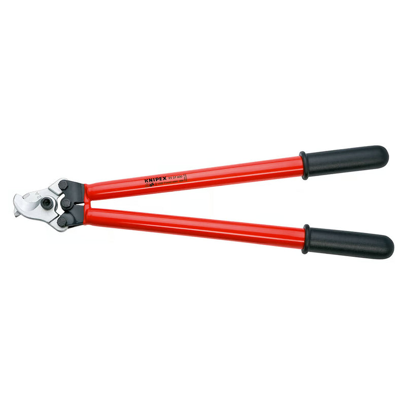 Kìm cắt cáp hạng nặng KNIPEX 95 27 600 cách điện 1000V, tay cầm bọc nhựa