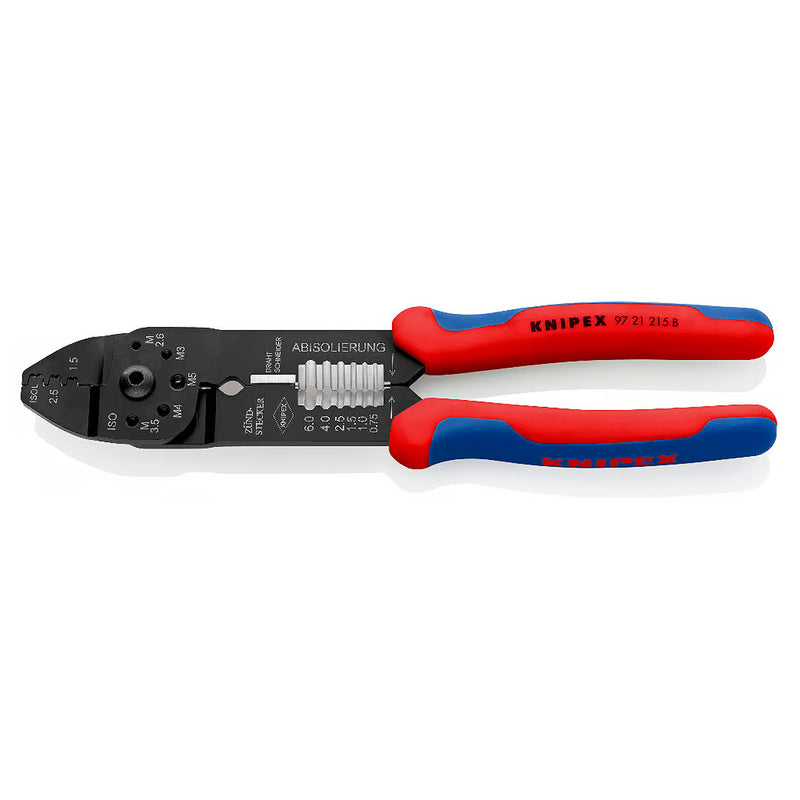 Kìm đa năng KNIPEX 97 21 215 B chiều dài 230mm, mạ đen nhám, tay cầm bọc nhựa chống trượt
